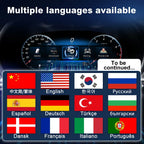 Joyeauto 12.3-inch Linux LCD digital instrument cluster for Mercedes-Benz Vito W447 with multi-language support and wireless CarPlay