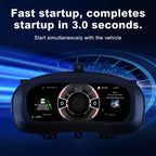 Joyeauto 10-inch Linux LCD digital instrument cluster with fast 3-second startup for Skoda Fabia 2008-2014
