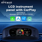 Joyeauto 10-inch Linux LCD digital instrument cluster for Volkswagen Multivan T5 2012-2019 with wireless CarPlay and Android Auto