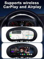 Volkswagen Polo and Amarok virtual cockpit supporting wireless Apple CarPlay, Android Auto, and AirPlay