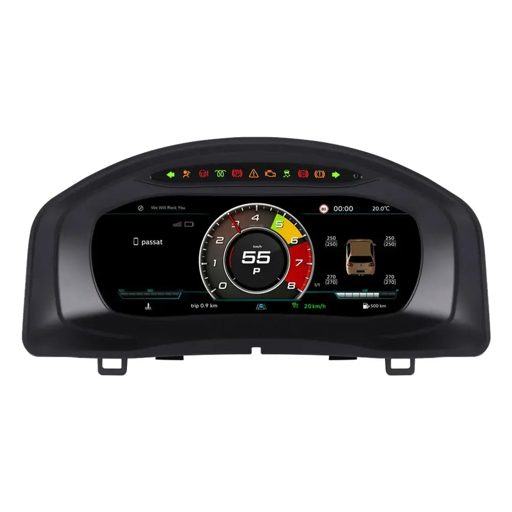 Joyeauto 10-inch Linux LCD digital instrument cluster for Volkswagen Tiguan 2010-2017 with wireless CarPlay and Android Auto