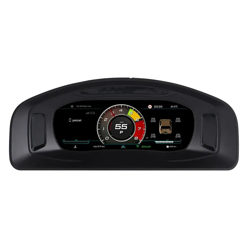 Volkswagen Multivan T5 virtual cockpit digital dashboard upgrade with Linux system and smart infotainment features