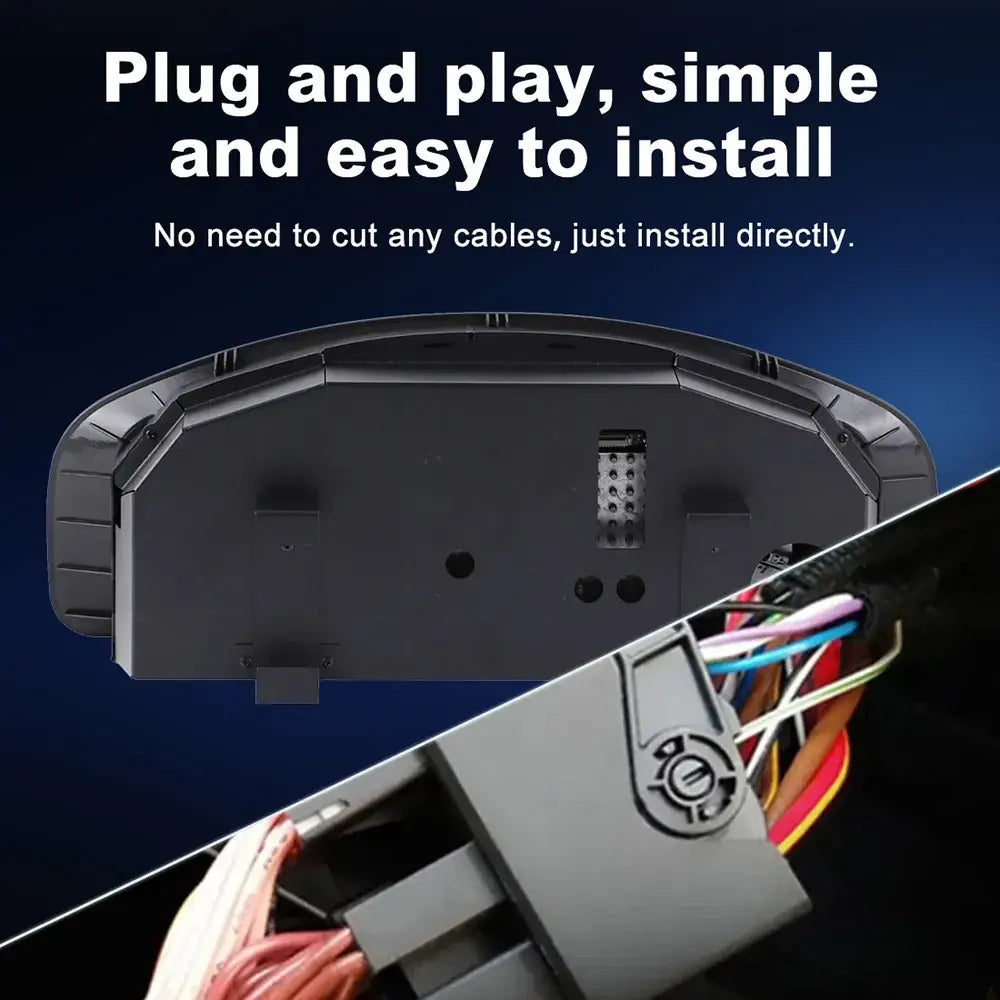 Plug and play installation for Joyeauto 10-inch Linux LCD digital instrument cluster for Volkswagen Multivan T5 2012-2019