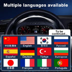 Joyeauto 10-inch Linux LCD digital instrument cluster with multi-language support for Volkswagen Polo 2012-2018 and Amarok 2011-2016