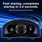 Joyeauto 10-inch Linux LCD digital instrument cluster with fast 3-second startup for Volkswagen Tiguan 2010-2017