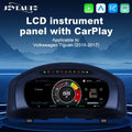 Joyeauto 10-inch Linux LCD digital instrument cluster for Volkswagen Tiguan 2010-2017 with wireless CarPlay and Android Auto