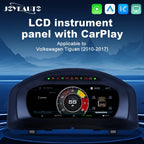 Joyeauto 10-inch Linux LCD digital instrument cluster for Volkswagen Tiguan 2010-2017 with wireless CarPlay and Android Auto